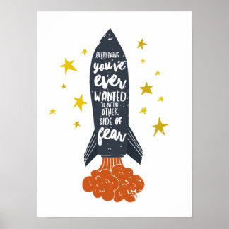 De andere kant van de angst poster