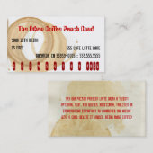 De andere koffiebonenkaart klantenkaartje (Voorkant / Achterkant)