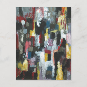 De andere nacht (abstract expressionisme) briefkaart