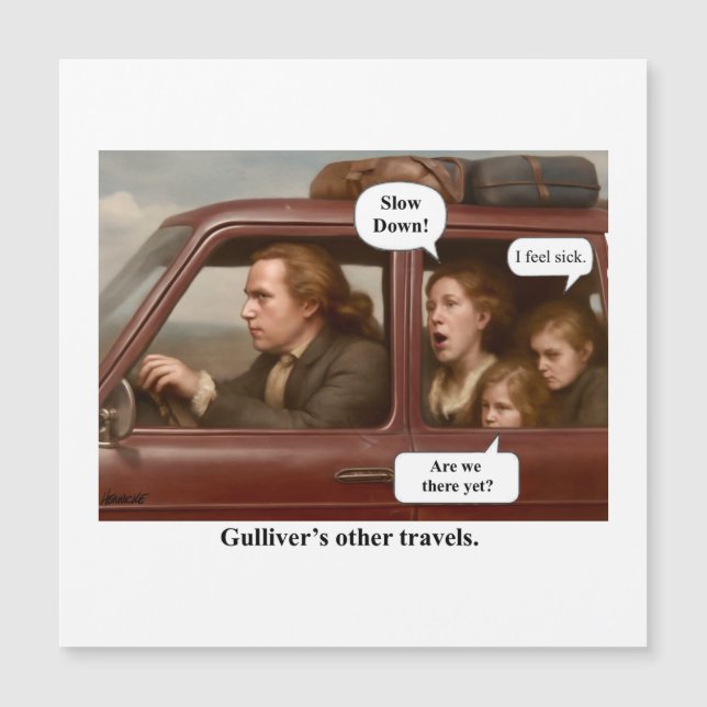 De andere reizen van Gulliver. (Voorkant)