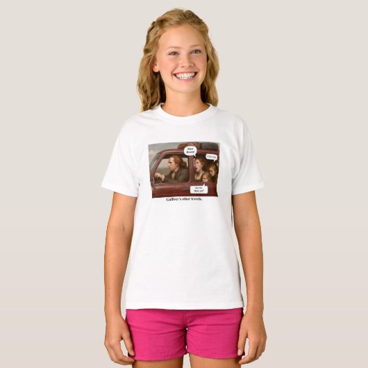 De andere reizen van Gulliver. T-shirt (Voorkant volledig)