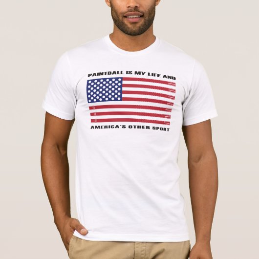 De andere sport van Amerika T-shirt (Voorkant)