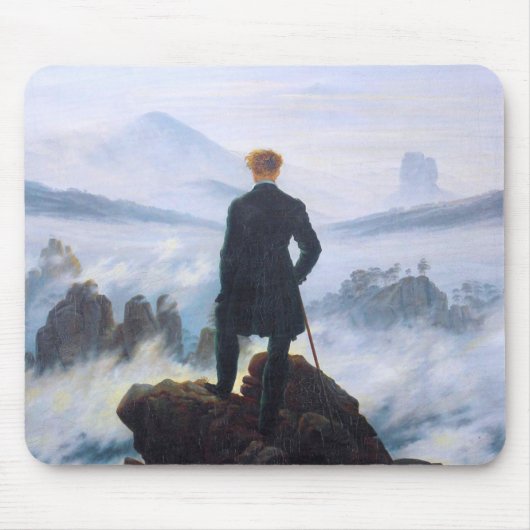 De anderer boven Zee Fog Caspar David Friedrich Muismat (Voorkant)