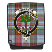 De Anderson Ancient Clan Crest Tartan Pset Rugtassen (Voorkant)