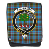 De Anderson Clan Crest Tartan Pset Rugtassen (Voorkant)
