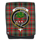 De Anderson van Arrem Clan Crest Tartan Rugtassen (Voorkant)