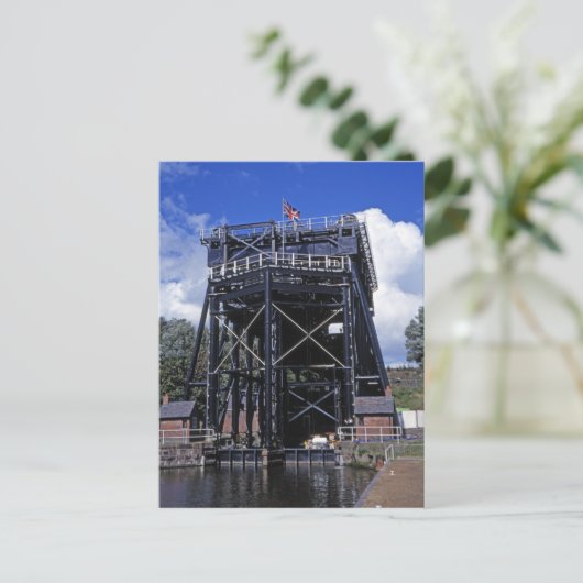 De Anderton Lift Cheshire England Briefkaart (Staand voorkant)