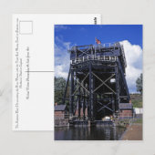 De Anderton Lift Cheshire England Briefkaart (Voorkant / Achterkant)