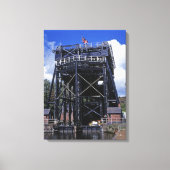 De Anderton Lift Cheshire England Canvas Afdruk (Voorkant)