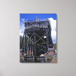 De Anderton Lift Cheshire England Canvas Afdruk