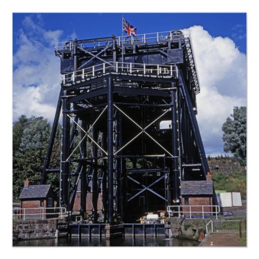 De Anderton Lift Cheshire England Perfect Poster (Voorkant)