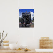 De Anderton Lift Cheshire England Poster (Keuken)