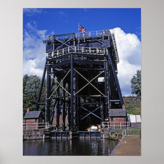 De Anderton Lift Cheshire England Poster (Voorkant)