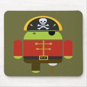 De Android Pirate Mousepad Muismat