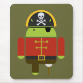 De Android Pirate Mousepad Muismat (Voorkant)