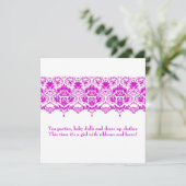 De Anette Baby Uitnodiging (Staand voorkant)