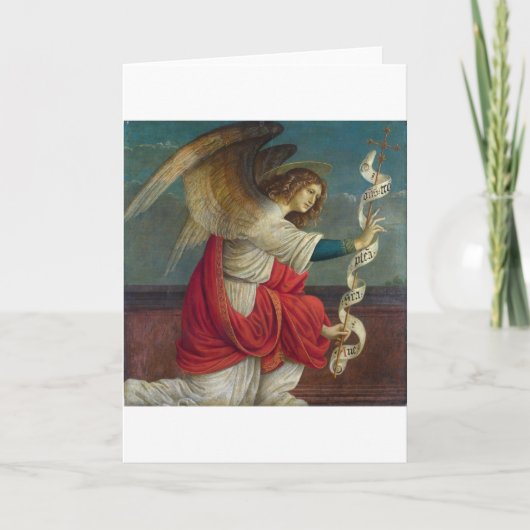 De Angel Gabriel - Gaudenzio Ferrari Feestdagen Kaart (Voorkant)