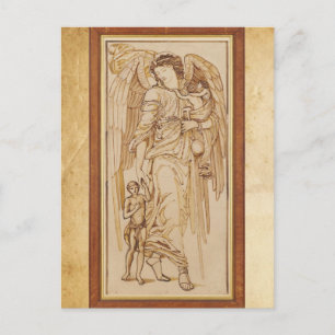 De Angels van de Hierarchy Angeli door Burne Jones Briefkaart