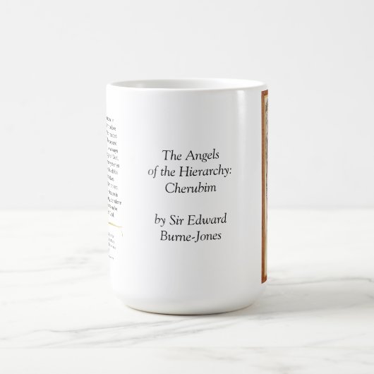 De Angels van de Hierarchy Cherubim, Burne Jones Koffiemok (Center)