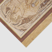 De Angels van de Hierarchy Thrones van Burne Jones Tissuepapier (Detail)