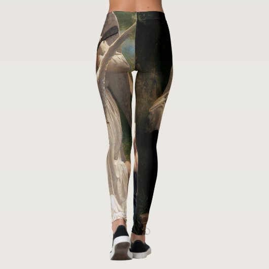 De Angels van William Adolphe Bouguereau Leggings (Achterkant)
