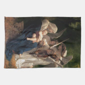 De Angels van William Adolphe Bouguereau Theedoek (Horizontaal)