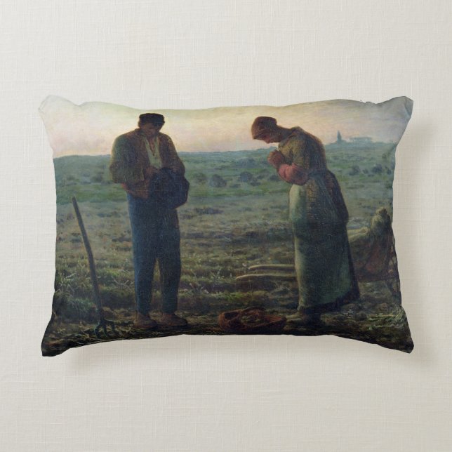 De Angelus, 1857-59 Decoratief Kussen (Voorkant)