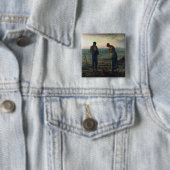 De Angelus, 1857-59 Vierkante Button 5,1 Cm (In situ)