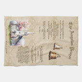 De Angelus Gebed Damask Keukenhanddoek (Horizontaal)