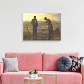 De Angelus Jean Francois Millet Canvas Afdruk (Insitu (Woonkamer))