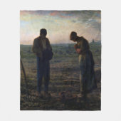 De Angelus, Jean-Francois Millet Fleece Deken (Voorkant)