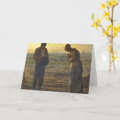 De Angelus Jean Francois Millet Kaart (Gele Bloem)