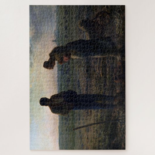 De Angelus, Jean-Francois Millet Legpuzzel (Verticaal)