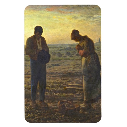 De Angelus Jean Francois Millet Magneet (Verticaal)