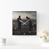 De Angelus, Jean-Francois Millet Vierkante Klok (Huis)