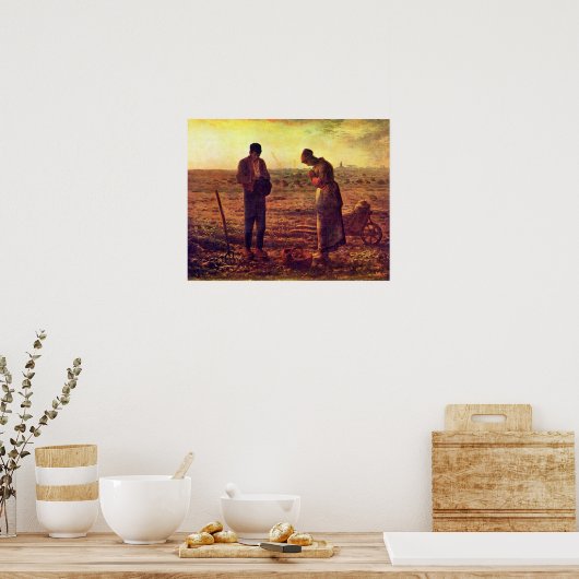 De Angelus Maagd Mary Immaculate Conception Poster (Keuken)