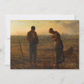 De Angelus van Jean-Francois Millet Bedankkaart (Voorkant)