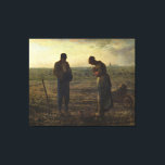 De Angelus van Jean-François Millet Canvas Afdruk<br><div class="desc">De Angelus van Jean-François Millet</div>