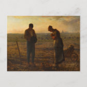 De Angelus van Jean-Francois Millet Feestdagenkaart (Voorkant)