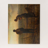 De Angelus van Jean-Francois Millet Legpuzzel (Verticaal)