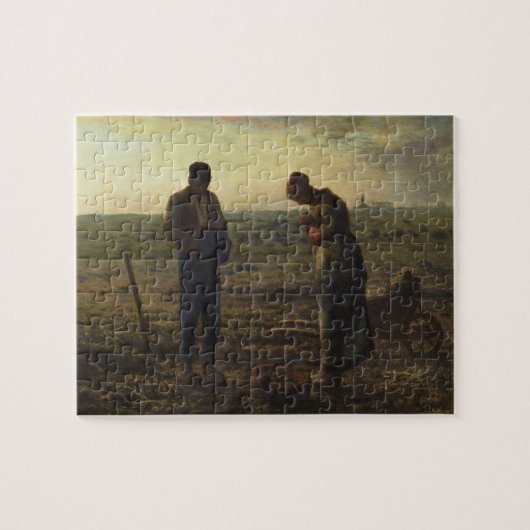 De Angelus van Jean-François Millet Legpuzzel (Horizontaal)