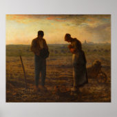 De Angelus van Jean-Francois Millet Poster (Voorkant)