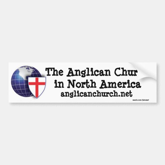 De Anglicaanse Kerk van Noord-Amerika Bumpersticker (Voorkant)
