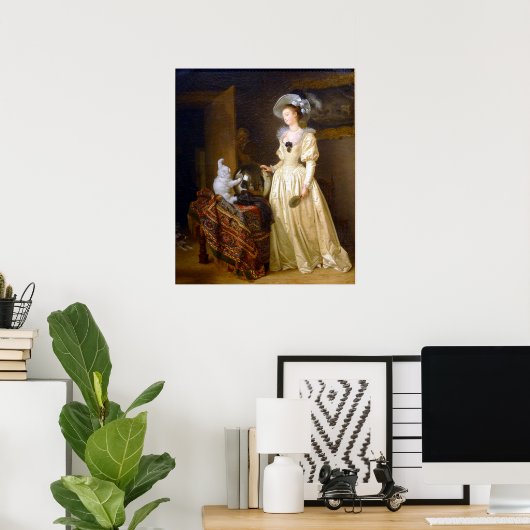 De Angora kat Poster (Thuiskantoor)