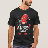 De angry Gnome Matching Family Kerstgenoom T-shirt (Voorkant)