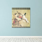 De Angry Horse Canvas Afdruk (Insitu (Houten vloer))
