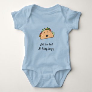 De Angry Taco aangepaste tekst met twee regels Romper