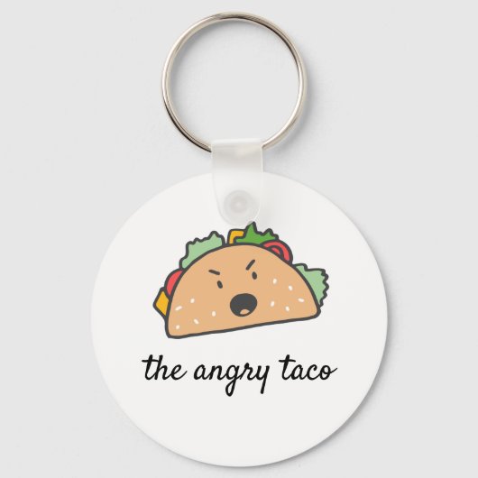De Angry Taco Sleutelhanger (Voorkant)