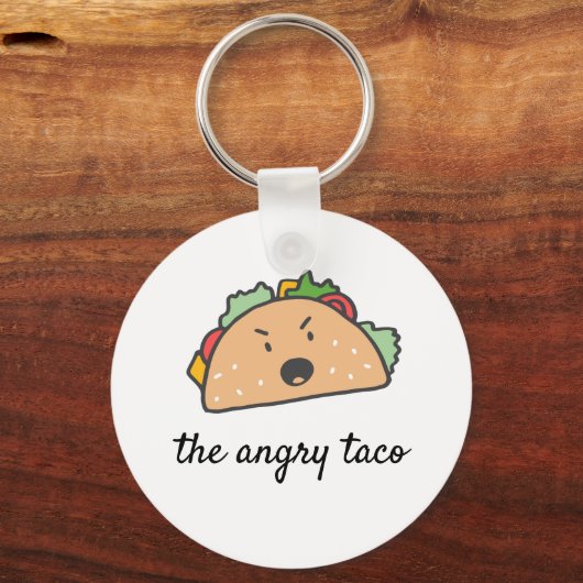 De Angry Taco Sleutelhanger (Voorkant)