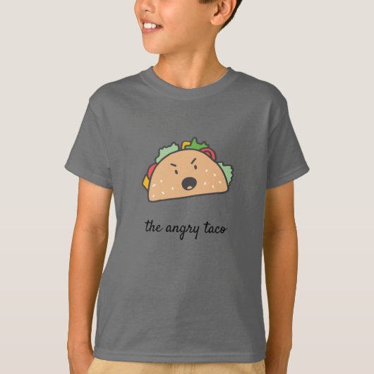 De Angry Taco T-shirt (Voorkant)